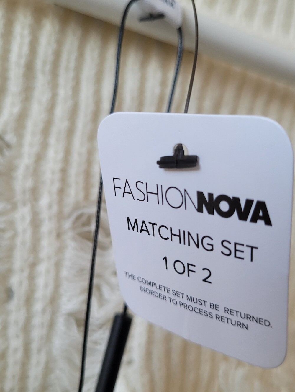 Fashion Nova Aurora Sweater Skirt Set Knit Maxi Skirt in Cream Plus Size 2X NWT - Picture 10 of 16